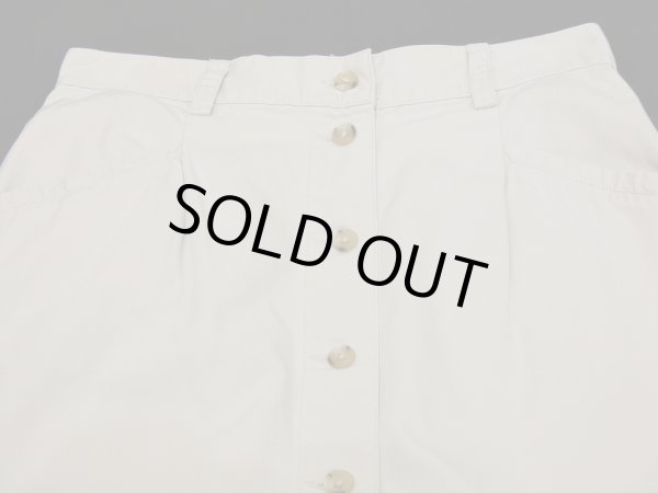 画像6: 90s ビンテージ BANANA REPUBLIC バナリパ 前開き ライトイオンス チノ タイト ロング スカート (6)