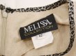 画像8: USA製 80s 90s ビンテージ MELISSA COLLECTION リネン レオパード バイカラー ロング ワンピース ドレス (8)