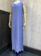 画像2: USA製 90s ビンテージ Tianello ノースリーブ テンセル ロング ワンピース ドレス  (2)