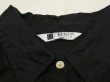 画像7: 90s CAROLE LITTLE ブラック リネン 七分袖 シャツ ジャケット (7)