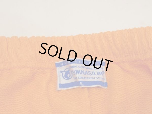 画像8: ITALY製 90s ユーロ ビンテージ CYMNASIUM ネオンカラ― セーフティ オレンジ スウェット パンツ リラックス イージー パンツ   (8)