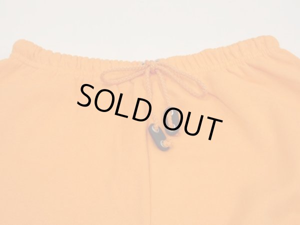 画像7: ITALY製 90s ユーロ ビンテージ CYMNASIUM ネオンカラ― セーフティ オレンジ スウェット パンツ リラックス イージー パンツ   (7)