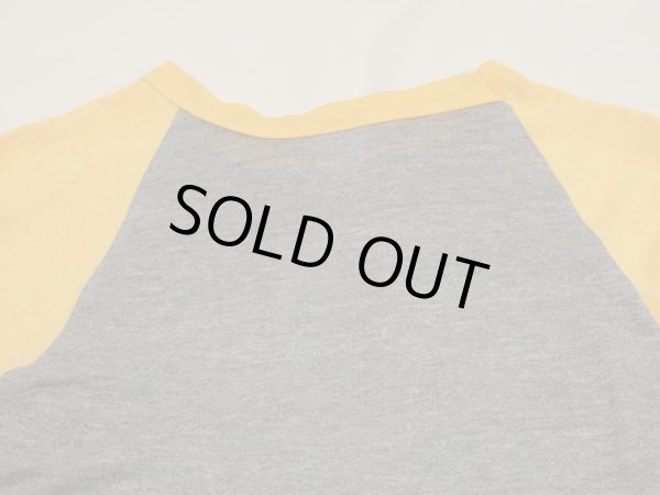 画像13: 80s ビンテージ Yellowstone Park スーベニア プリント ラグラン スリーブ 七分袖 Tシャツ ベースボールT (13)