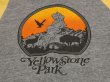 画像8: 80s ビンテージ Yellowstone Park スーベニア プリント ラグラン スリーブ 七分袖 Tシャツ ベースボールT (8)