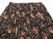 画像12: USA製 80s 90s ビンテージ Wrapper クリンクルン プリーツ加工 マーガレット 花柄 ロング スカート (12)
