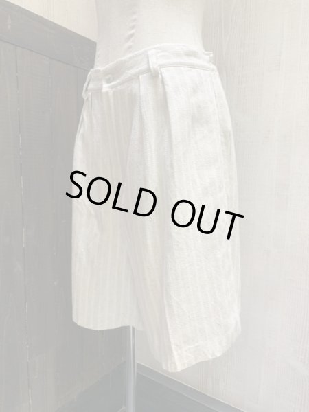 画像2: USA製 80s 90s GIRAFFE ツータック ストライプ ショートパンツ ショーツ キュロット (2)