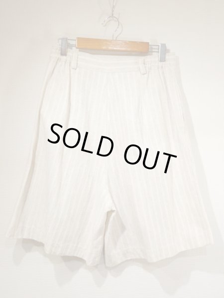 画像5: USA製 80s 90s GIRAFFE ツータック ストライプ ショートパンツ ショーツ キュロット (5)