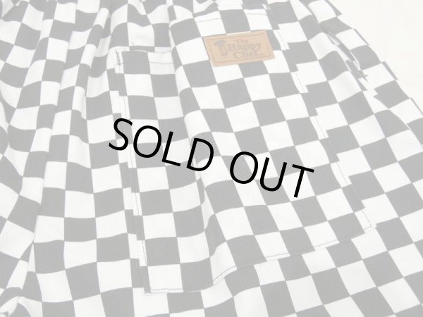 画像15: 90s 00s THE HAPPY CHEF ブロックチェック チェッカー柄 シェフパンツ イージーパンツ 柄パンツ (15)