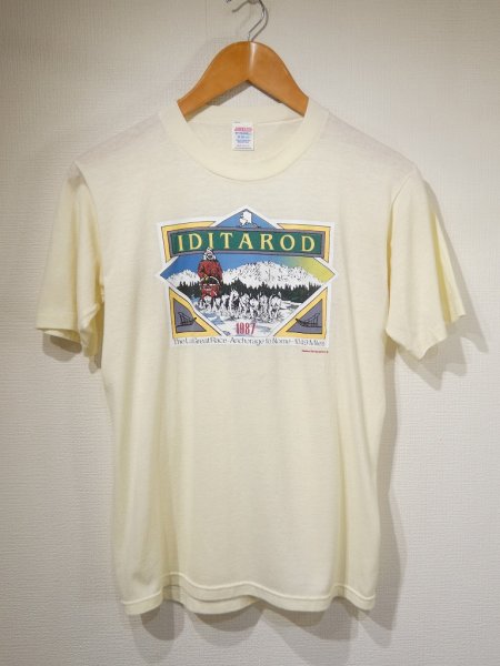 画像4: USA製 80s ビンテージ JERZEES IDITAROD エスキモー 犬ぞり レース スーベニア Tシャツ (4)