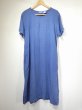 画像5: USA製 90s SUNBELT DULL BLUE リネン ポケット 付き チュニック ワンピース ドレス  (5)