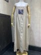 画像2: 90s DAVID DART 刺繍 エンブロイダリー リネン ワンピース ドレス ジャンパースカート (2)