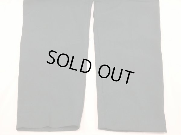 画像10: 90s FUNDAMENTAL THINGS ダークグリーン ツータック テーパード スラックス カラー パンツ (10)