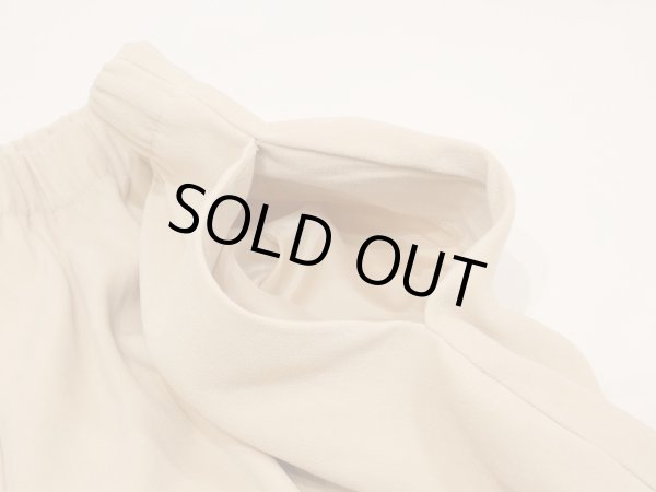 画像9: 90s susan graver style フェイクスエード テーパード イエローベージュ イージーパンツ リラックスパンツ (9)