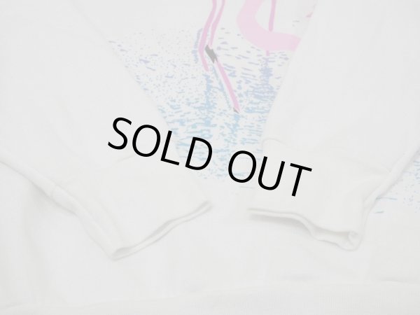 画像12: USA製 90s ビンテージ SCREEN STARS フラミンゴ 両面 プリント スウェット トレーナー  (12)