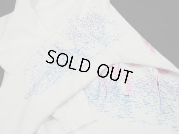 画像13: USA製 90s ビンテージ SCREEN STARS フラミンゴ 両面 プリント スウェット トレーナー  (13)