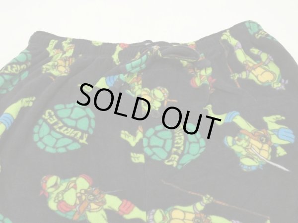 画像7: DEAD STOCK Y2K 00s ミュータント タートルズ フリース イージーパンツ ルーム パンツ 柄パンツ (7)