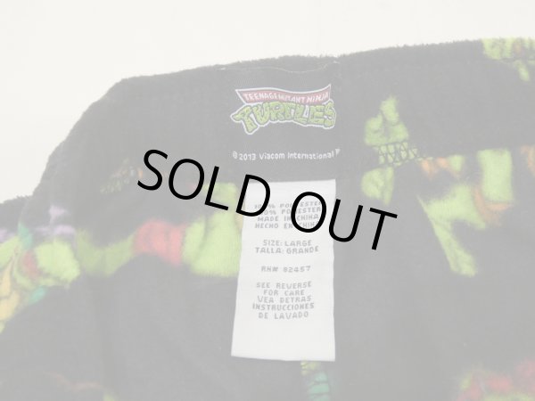 画像9: DEAD STOCK Y2K 00s ミュータント タートルズ フリース イージーパンツ ルーム パンツ 柄パンツ (9)