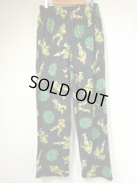 画像5: DEAD STOCK Y2K 00s ミュータント タートルズ フリース イージーパンツ ルーム パンツ 柄パンツ (5)