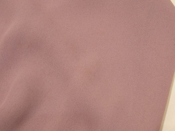 画像12: 70s ビンテージ NSL マオカラー レース フリル ラベンダー ブラウス (12)