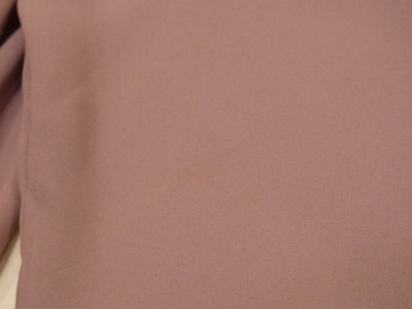 画像16: 70s ビンテージ NSL マオカラー レース フリル ラベンダー ブラウス (16)