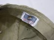画像7: 90s COTTON DELUXE CAPS カーキ スカイブルー バイカラー 6パネル キャップ 帽子 (7)