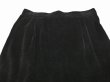 画像6: 70s ビンテージ JCPenny ベロア ベルベット ブラック タイト ロング マキシ丈 スカート ドレス スカート (6)