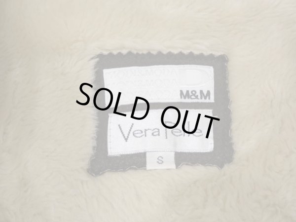 画像7:  90s ユーロ ビンテージ M&M MODI&MODA Vera Pelle レザー 裏ボア ショート丈 ブルゾン フライト ジャケット (7)