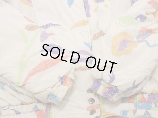 画像13: 80s ユーロ ビンテージ BELFE COMPARAISON バイカラー 中綿 スキーウエア ナイロン ジャケット ブルゾン  (13)