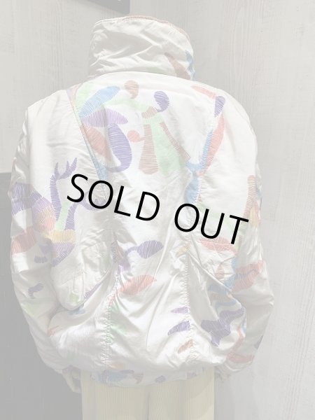 画像3: 80s ユーロ ビンテージ BELFE COMPARAISON バイカラー 中綿 スキーウエア ナイロン ジャケット ブルゾン  (3)