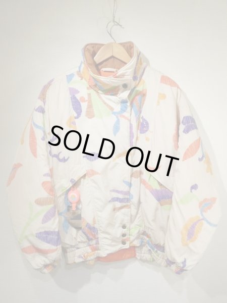 画像5: 80s ユーロ ビンテージ BELFE COMPARAISON バイカラー 中綿 スキーウエア ナイロン ジャケット ブルゾン  (5)