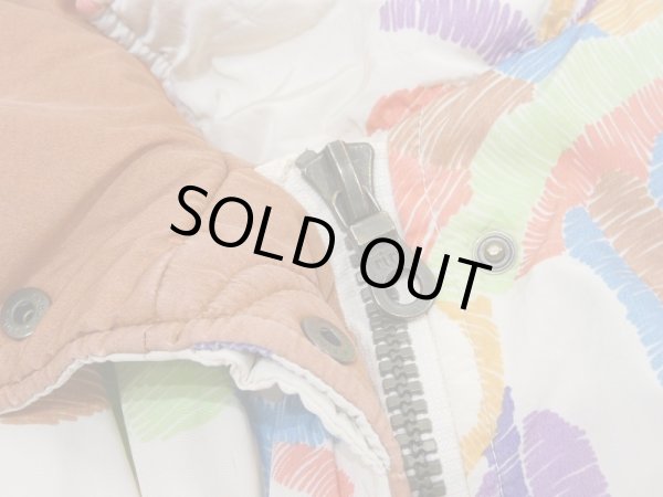 画像9: 80s ユーロ ビンテージ BELFE COMPARAISON バイカラー 中綿 スキーウエア ナイロン ジャケット ブルゾン  (9)