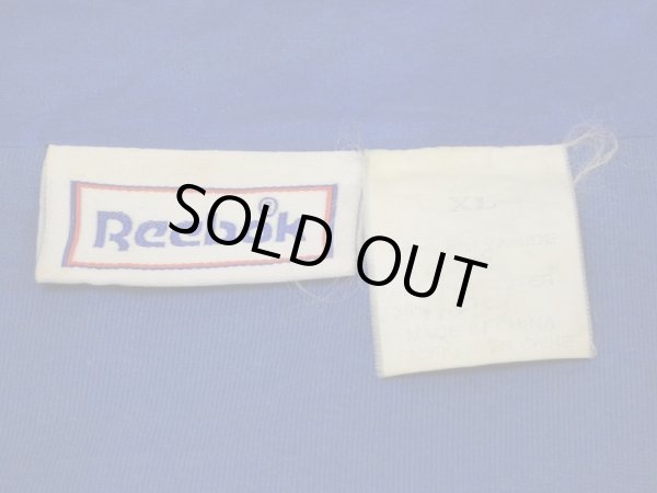 画像6: 90s Reebok 寒色系 ブルーベース ビッグロゴ ナイロン ジャケット ウィンドブレーカー (6)