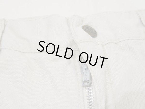 画像8: 70s 80s ビンテージ UFO オフホワイト ベルボトム フレア パンツ  (8)