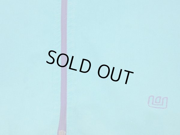 画像11: 80s ユーロ ビンテージ Wagner クレージーパターン バイカラー リブ ハーフジップ プルオーバー スポーツウェア (11)