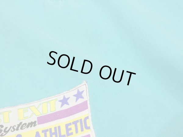 画像12: 80s ユーロ ビンテージ Wagner クレージーパターン バイカラー リブ ハーフジップ プルオーバー スポーツウェア (12)