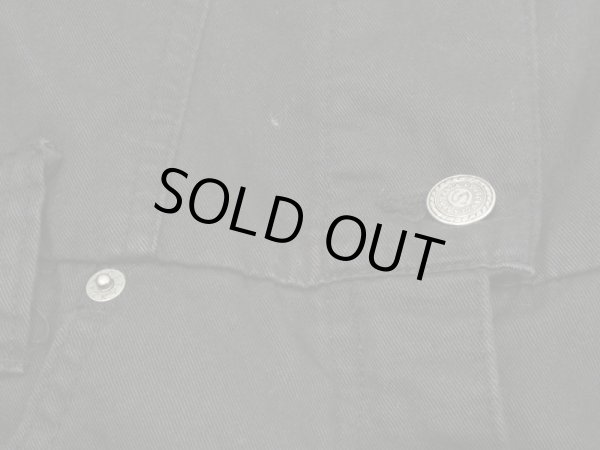 画像10: 90s NATURAL CHOICE WORK WEAR ブラック ライトオンス デニム オールインワン つなぎ ジャンプスーツ  (10)