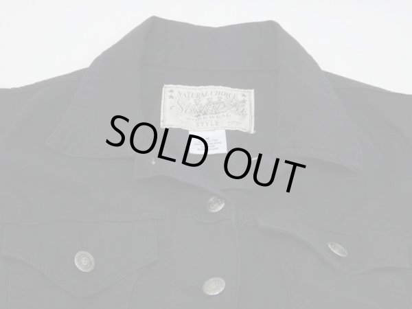 画像8: 90s NATURAL CHOICE WORK WEAR ブラック ライトオンス デニム オールインワン つなぎ ジャンプスーツ  (8)