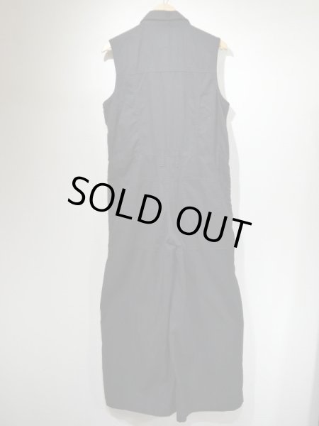 画像6: 90s NATURAL CHOICE WORK WEAR ブラック ライトオンス デニム オールインワン つなぎ ジャンプスーツ  (6)