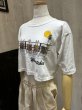 画像2: 80s ビンテージ POLY TEES HAWAII スーべニア  プリント クロップド丈 ショート丈 Tシャツ (2)