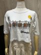 画像1: 80s ビンテージ POLY TEES HAWAII スーべニア  プリント クロップド丈 ショート丈 Tシャツ (1)