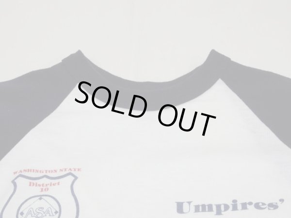 画像7: 80s STEDMAN WASHINGTON STATE ソフトボール 協会 ベースボール Tシャツ ラグラン スリーブ 七分袖  (7)