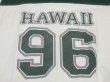 画像9: USA製 90s Alore HAWAII 染み込みプリント  バイカラー スーベニア フットボール Tシャツ (9)