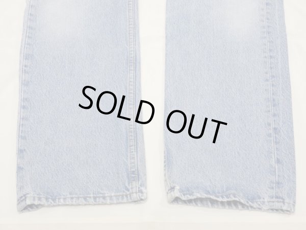 画像12: USA製 80s ビンテージ Levi's リーバイス 501 アイスブルー デニム パンツ ジーンズ 表記33×32 (12)