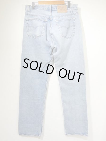 画像5: USA製 80s ビンテージ Levi's リーバイス 501 アイスブルー デニム パンツ ジーンズ 表記33×32 (5)