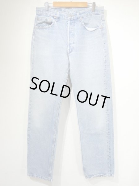 画像4: USA製 80s ビンテージ Levi's リーバイス 501 アイスブルー デニム パンツ ジーンズ 表記33×32 (4)