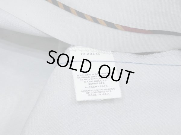 画像11: USA製 80s ビンテージ FARAH ファーラー サックスブルー ノータック ストレート スラックス ドレス パンツ (11)