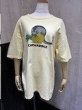 画像1: 90s クリバンキャット Saipan スーベニア 両面 染み込み プリント Tシャツ USA 古着 (1)