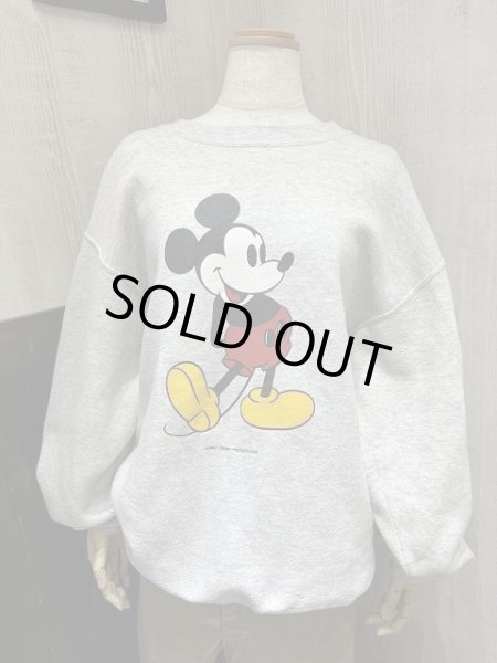 画像1: USA製 90s JERZEES Walt Disney ディズニー オフィシャル ミッキーマウス スウェット SIZE XL (1)