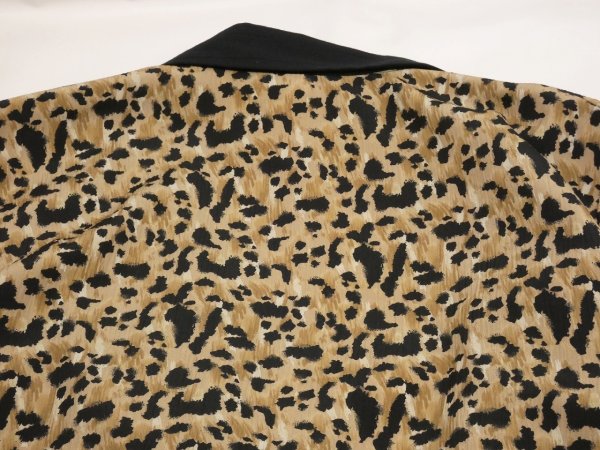 画像12: USA製 80s 90s GW バイカラー ダブルブレスト レオパード カジュアル テーラード ジャケット (12)