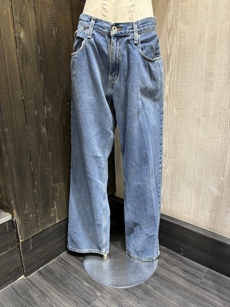 画像1:  00s ビンテージ Levi's Silver Tab BAGGY FIT シルバータブ バギー フィット デニム パンツ ジーンズ 表記 30×32 (1)